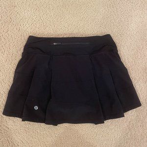 Lululemon - Pace Rival Skirt - Black - Size 2